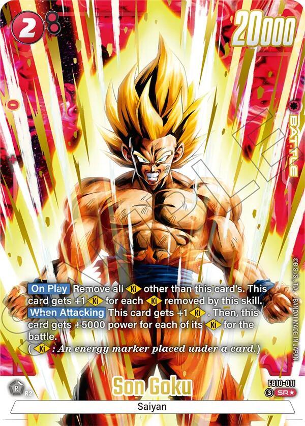 Son Goku (Alternate Art) FB10-011 card from Cross Force