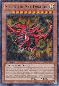 Slifer the Sky Dragon (Mosaic Rare) BP02-EN127 card from Battle Pack 2: War of the Giants