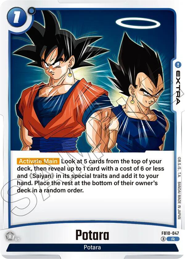 Potara FB10-047 card from Cross Force