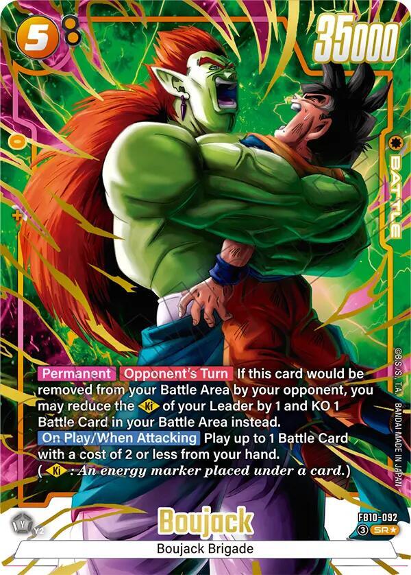 Boujack (Alternate Art) FB10-092 card from Cross Force