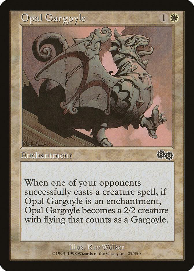Opal Gargoyle 25 card from Urza's Saga