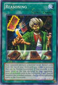 Reasoning (Mosaic Rare) BP02-EN139 card from Battle Pack 2: War of the Giants