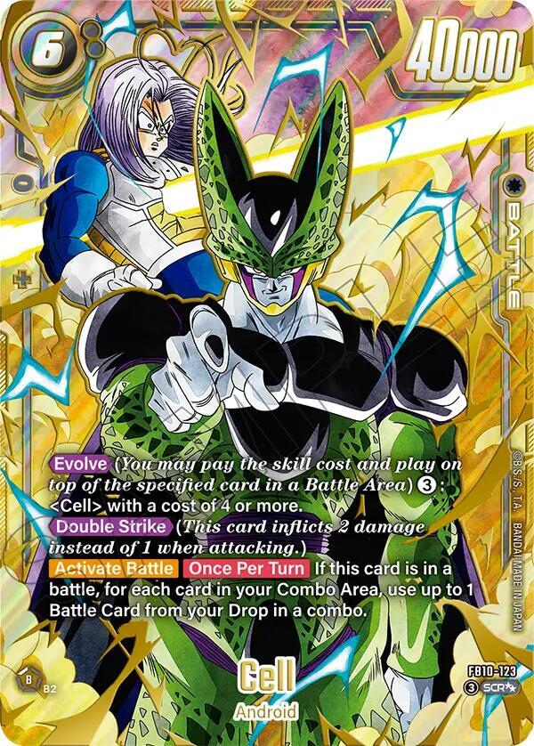 Cell (Super Alternate Art) FB10-123 card from Cross Force