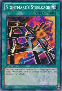 Nightmare's Steelcage (Mosaic Rare) BP02-EN148 card from Battle Pack 2: War of the Giants