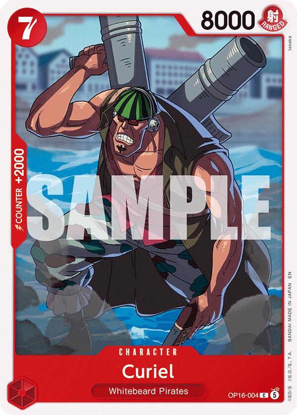 Curiel OP16-004 card from The Time of Battle