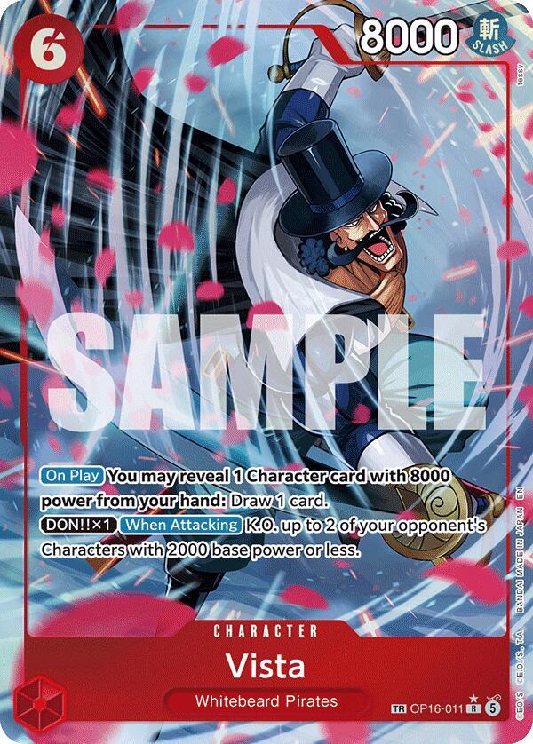 Vista (TR) OP16-011 card from The Time of Battle