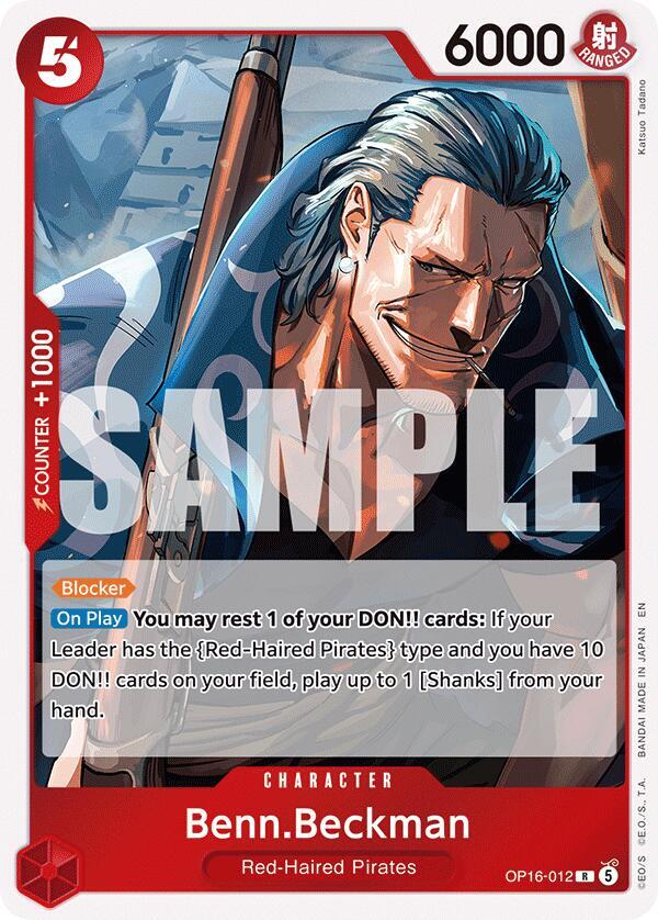 Benn.Beckman OP16-012 card from The Time of Battle