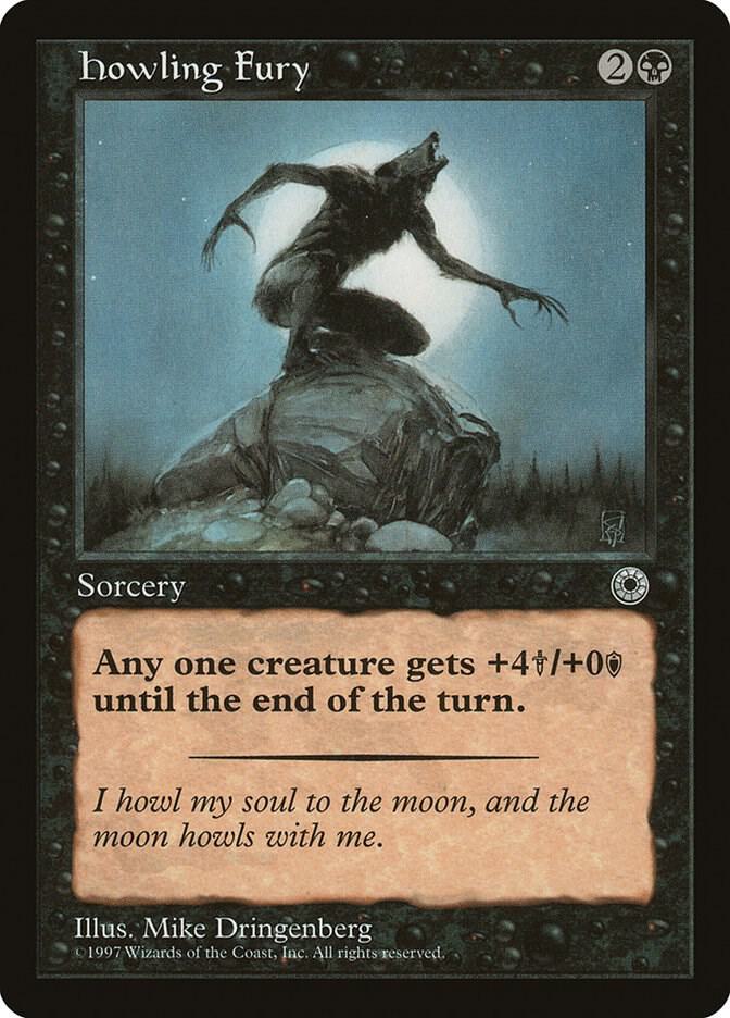 Howling Fury card from Portal