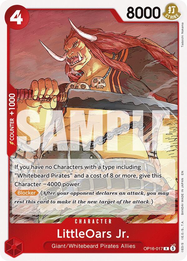 LittleOars Jr. OP16-017 card from The Time of Battle