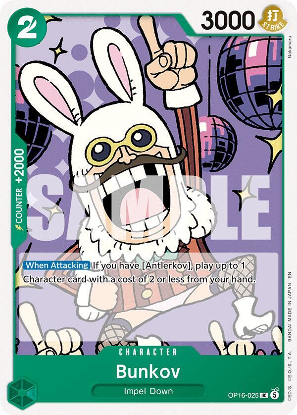 Bunkov OP16-025 card from The Time of Battle