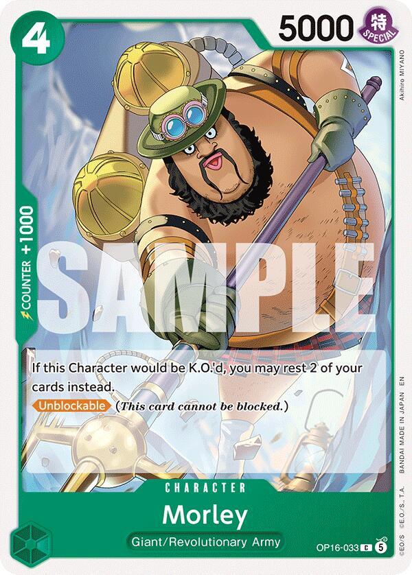 Morley OP16-033 card from The Time of Battle