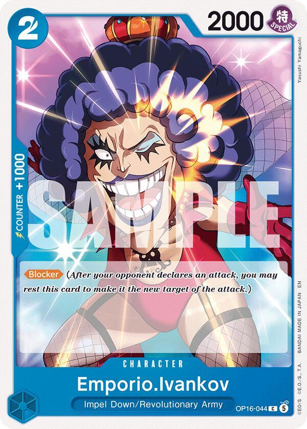 Emporio.Ivankov OP16-044 card from The Time of Battle