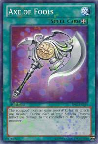 Axe of Fools (Mosaic Rare) BP02-EN161 card from Battle Pack 2: War of the Giants