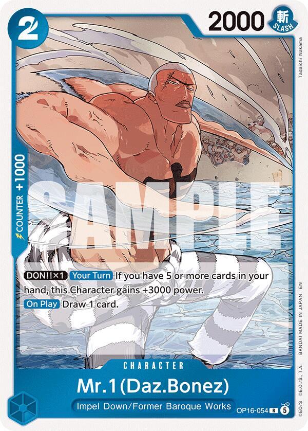 Mr.1(Daz.Bonez) OP16-054 card from The Time of Battle
