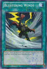 Blustering Winds (Mosaic Rare) BP02-EN163 card from Battle Pack 2: War of the Giants