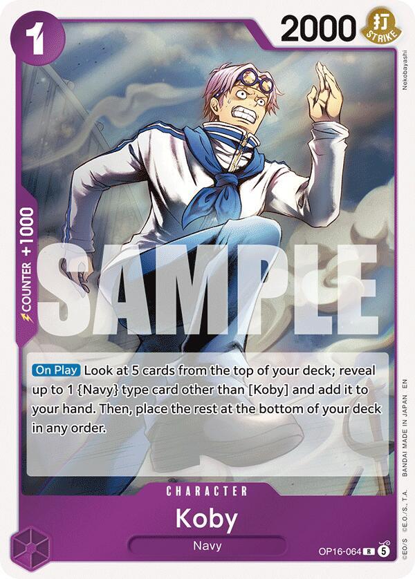 Koby OP16-064 card from The Time of Battle