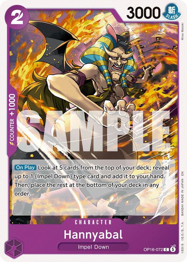 Hannyabal OP16-072 card from The Time of Battle