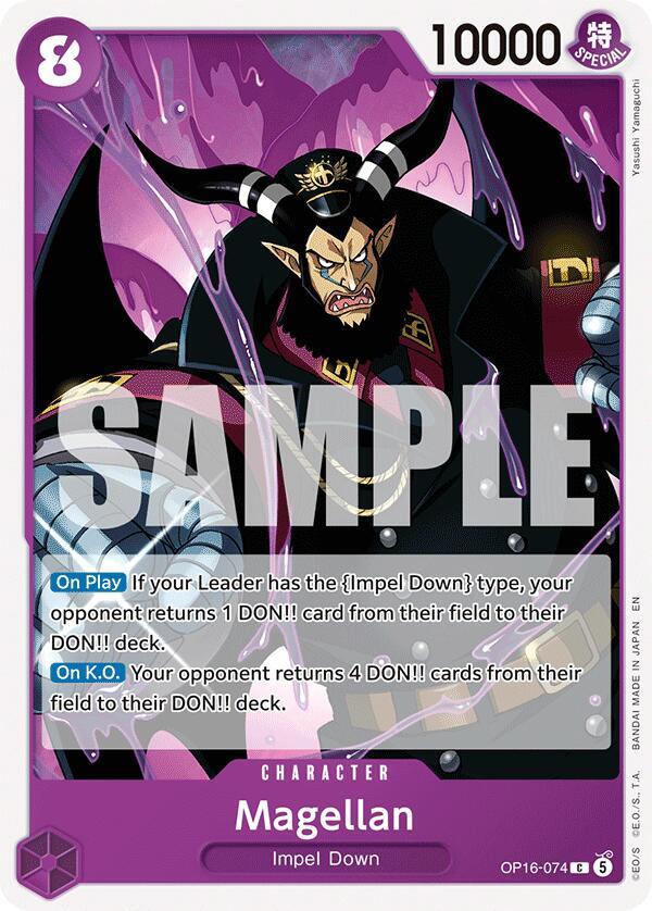 Magellan OP16-074 card from The Time of Battle