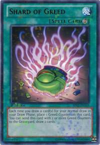 Shard of Greed (Mosaic Rare) BP02-EN165 card from Battle Pack 2: War of the Giants