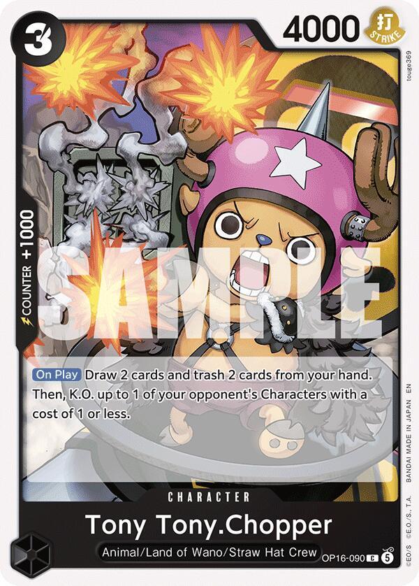 Tony Tony.Chopper OP16-090 card from The Time of Battle