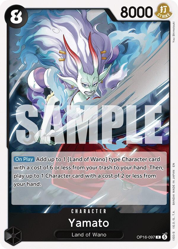 Yamato OP16-097 card from The Time of Battle