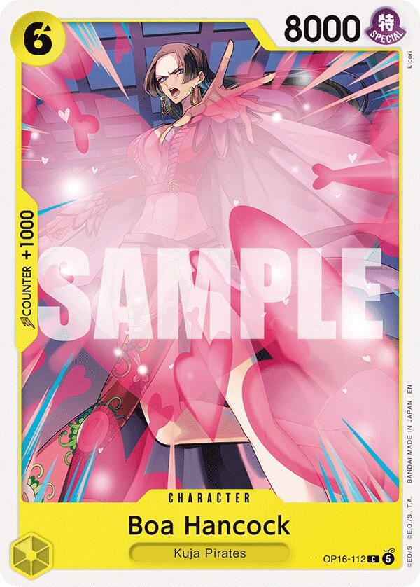 Boa Hancock OP16-112 card from The Time of Battle
