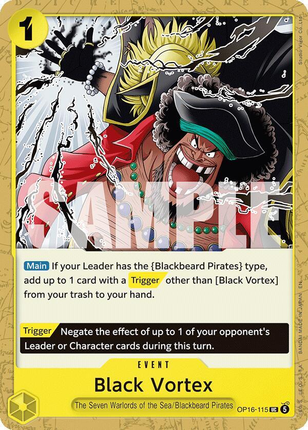 Black Vortex OP16-115 card from The Time of Battle