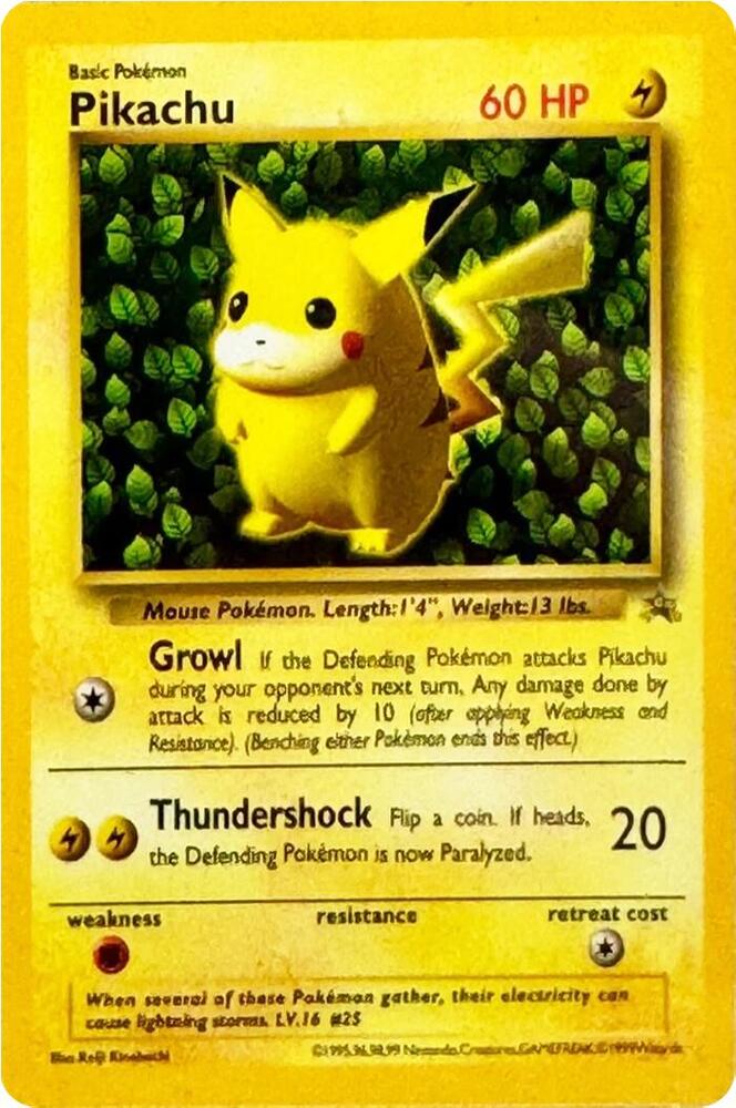 Pikachu (Corocoro Grey Star) card from WoTC Promo