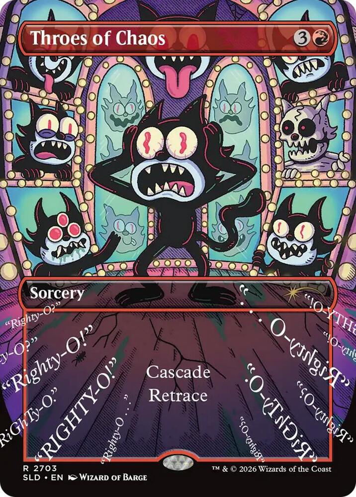 Throes of Chaos 2703 card from Secret Lair Drop Series