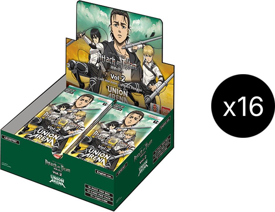 Attack on Titan Vol. 2 - Booster Display Case sealed product from UEX07BT: Attack on Titan Vol. 2