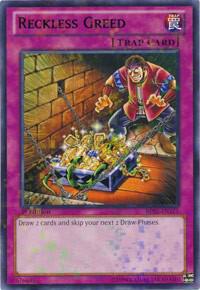 Reckless Greed (Mosaic Rare) BP02-EN175 card from Battle Pack 2: War of the Giants
