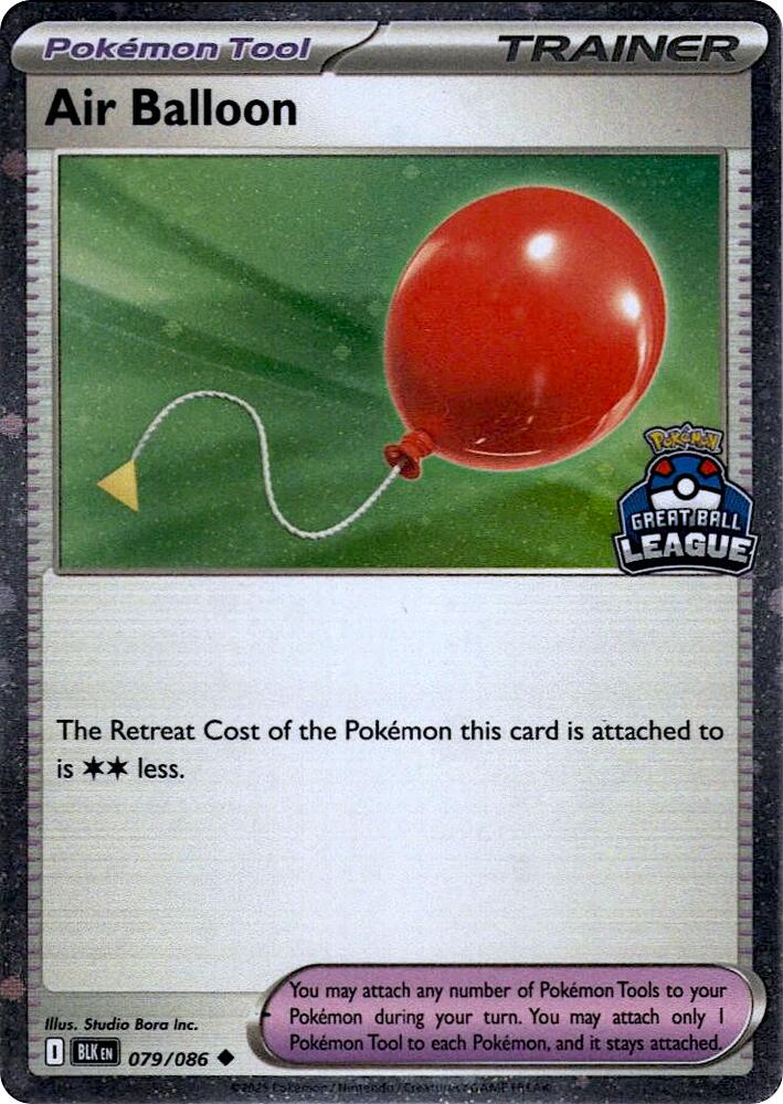 Air Balloon (Great Ball League) 079/086 card from Southeast Asia Exclusives