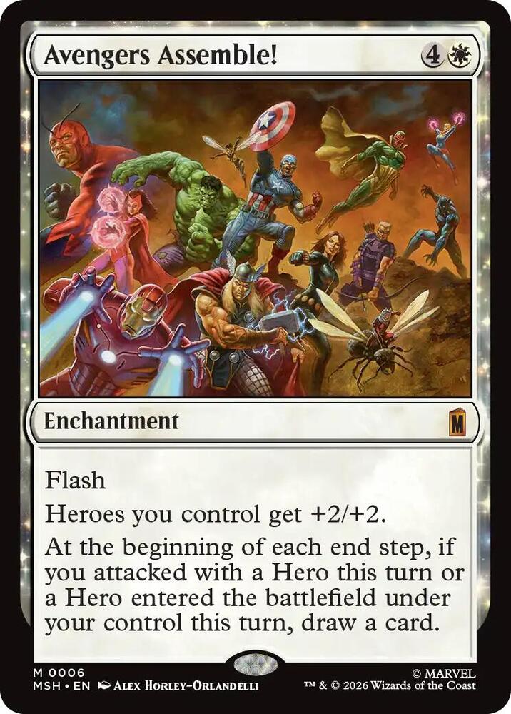 Avengers Assemble! 6 card from Marvel Super Heroes