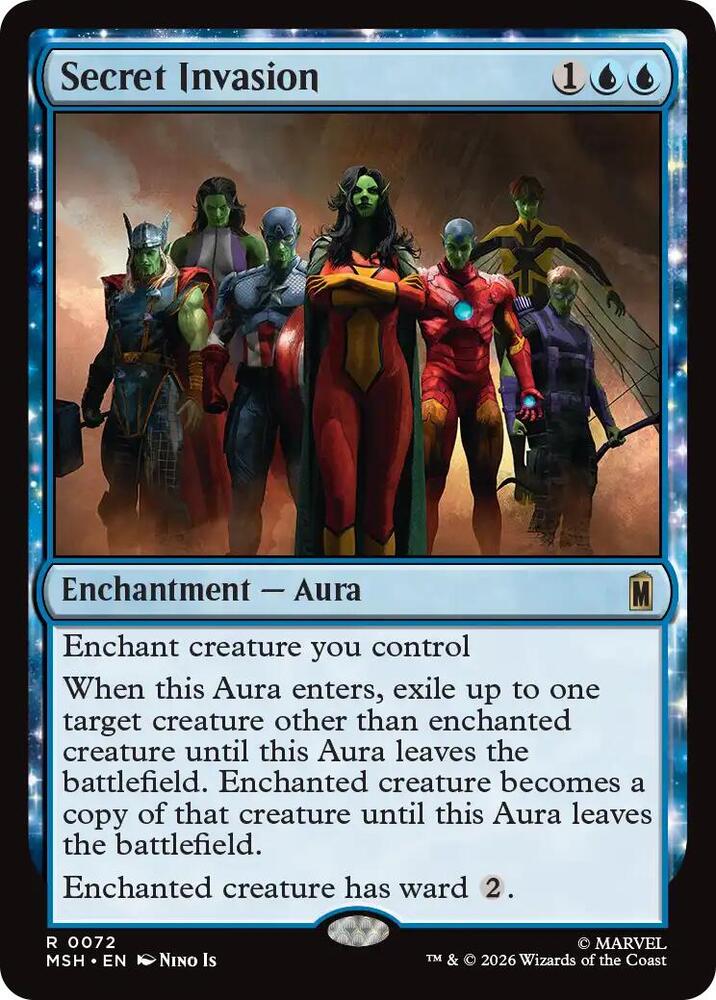 Secret Invasion 72 card from Marvel Super Heroes