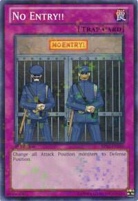 No Entry!! (Mosaic Rare) BP02-EN190 card from Battle Pack 2: War of the Giants