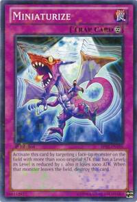 Miniaturize (Mosaic Rare) BP02-EN195 card from Battle Pack 2: War of the Giants