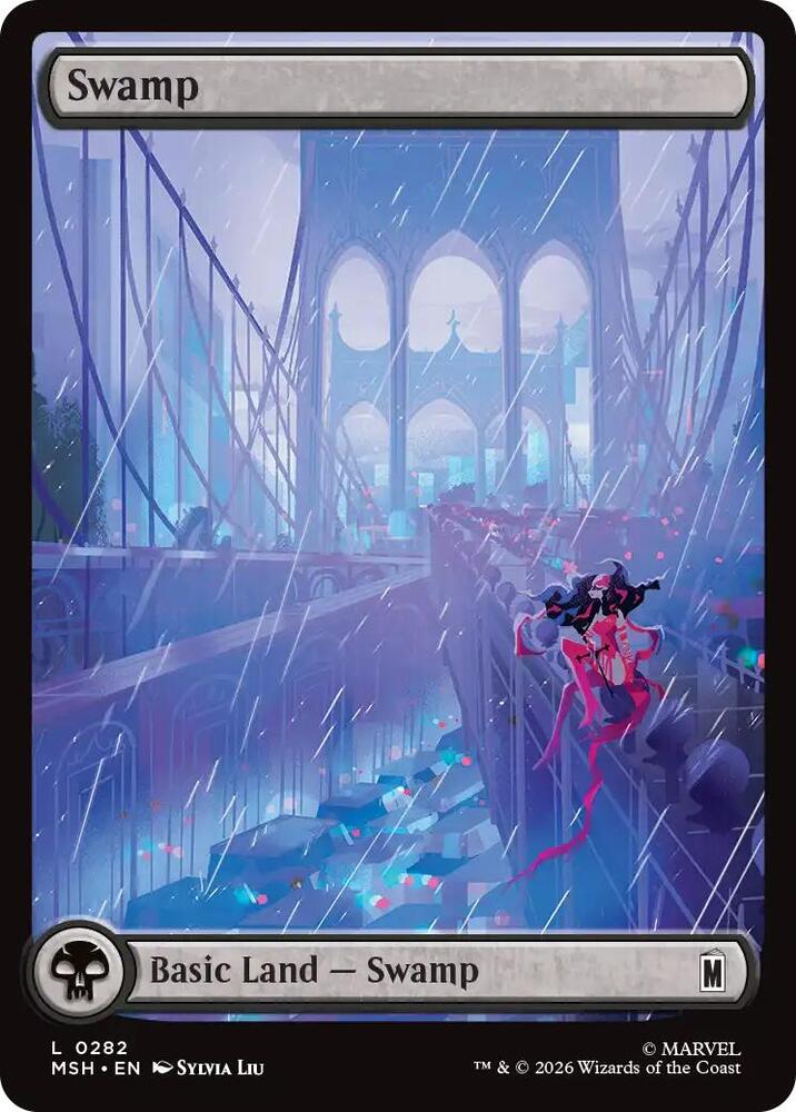 Swamp 282 card from Marvel Super Heroes