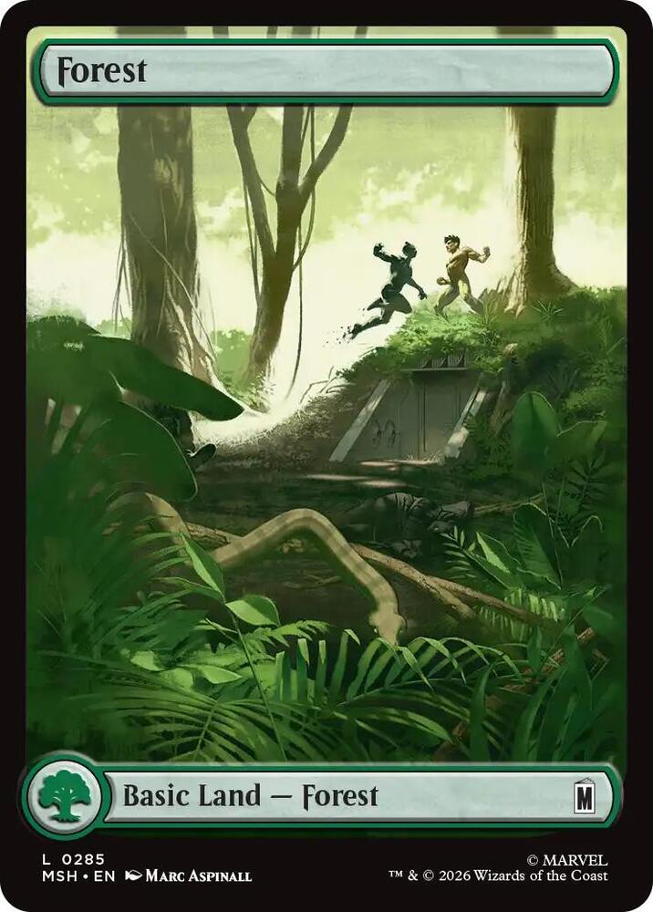 Forest 285 card from Marvel Super Heroes