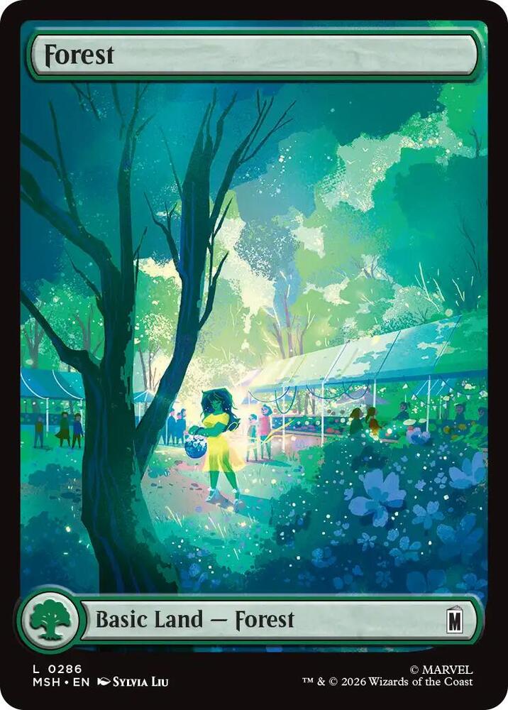 Forest 286 card from Marvel Super Heroes
