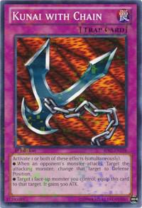 Kunai with Chain (Mosaic Rare) BP02-EN198 card from Battle Pack 2: War of the Giants