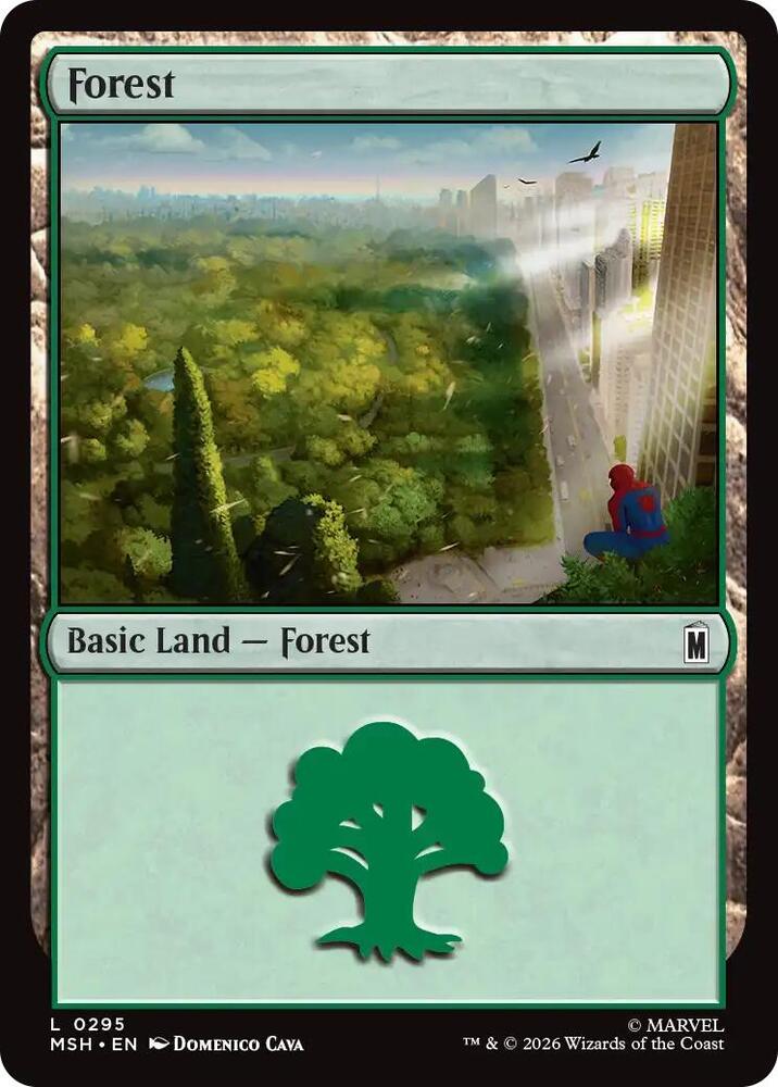 Forest 295 card from Marvel Super Heroes