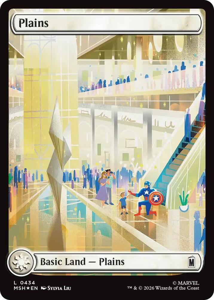 Plains (Surge Foil) 434 card from Marvel Super Heroes