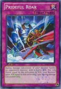 Prideful Roar (Mosaic Rare) BP02-EN199 card from Battle Pack 2: War of the Giants