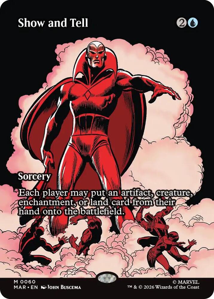 Show and Tell (Borderless) 60 card from Marvel Universe Eternal-Legal