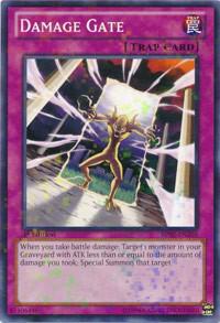 Damage Gate (Mosaic Rare) BP02-EN205 card from Battle Pack 2: War of the Giants