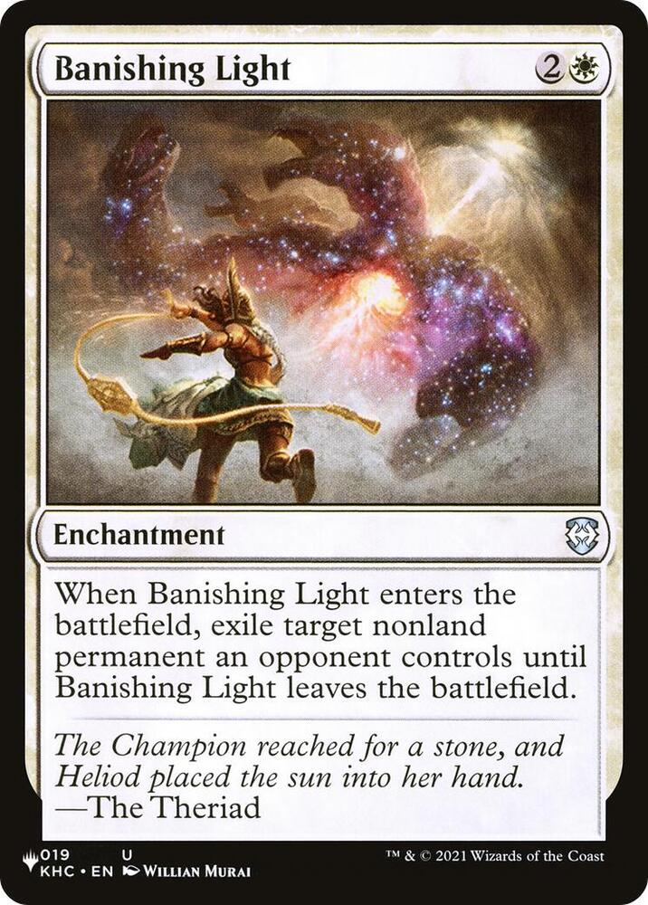 Banishing Light (KHC) 19 card from The List Reprints