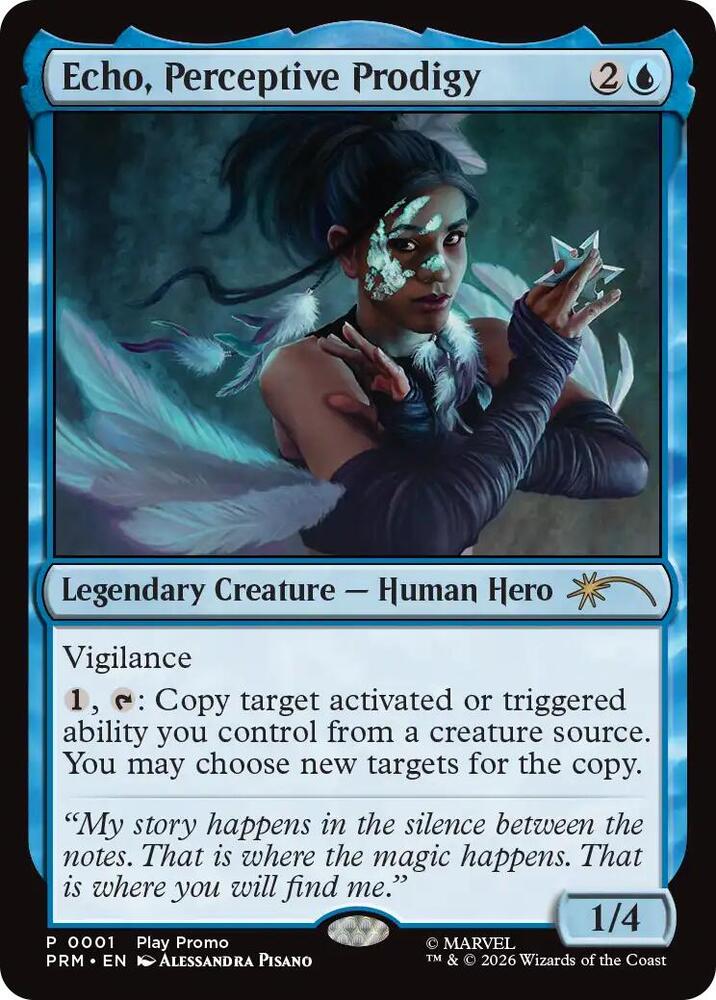 Echo, Perceptive Prodigy 1 card from Standard Showdown Promos