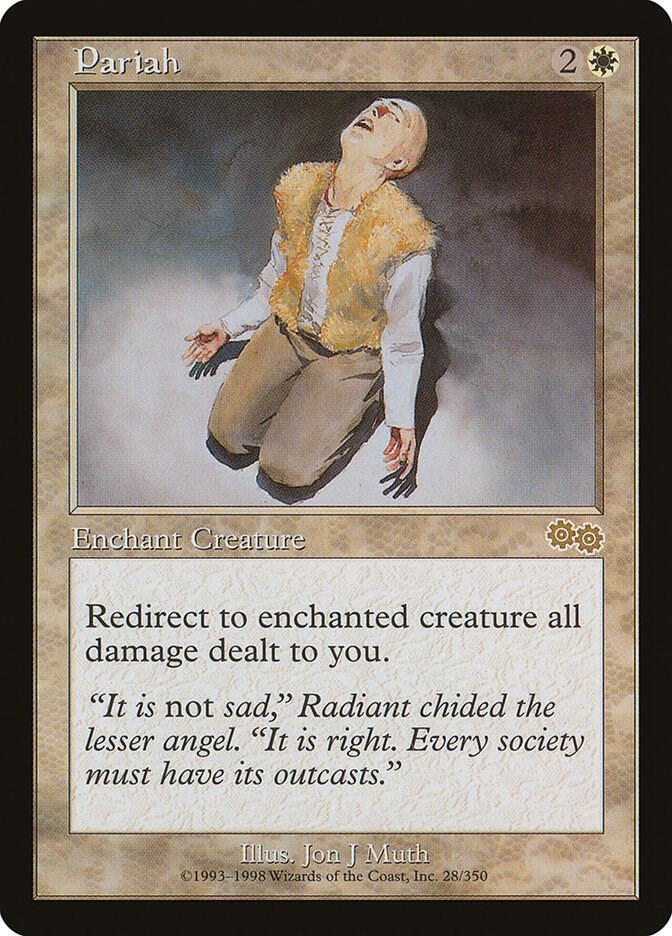 Pariah 28 card from Urza's Saga