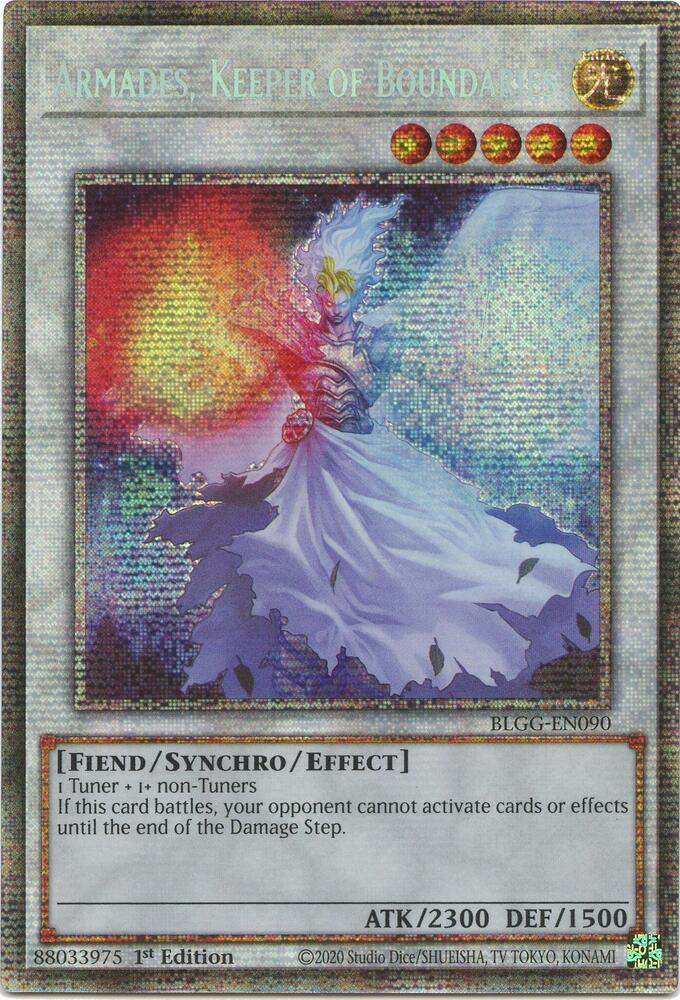 Armades, Keeper of Boundaries (Starlight Rare) BLGG-EN090 card from Battles of Legend: Glorious Gallery
