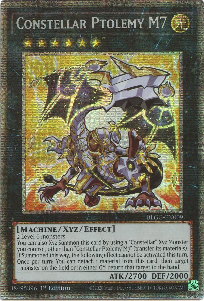 Constellar Ptolemy M7 (Starlight Rare) BLGG-EN009 card from Battles of Legend: Glorious Gallery